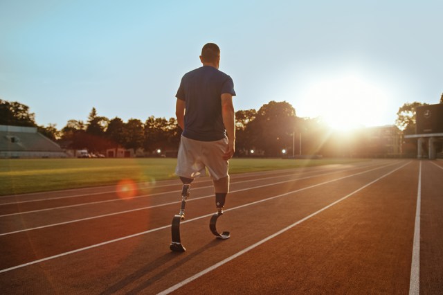 Athlete Running Para