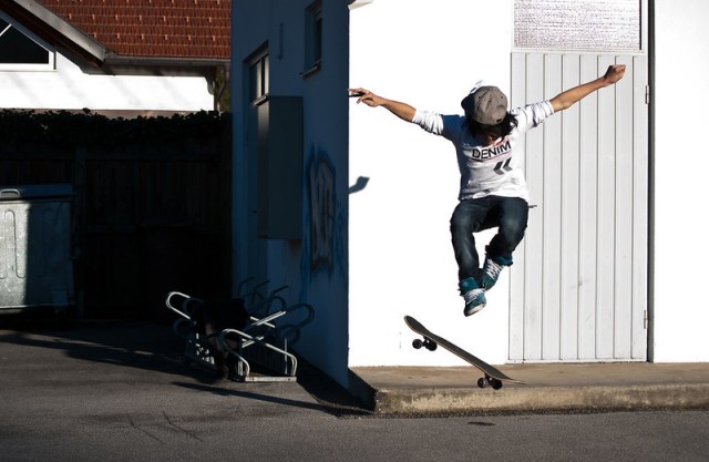 Skateboarding