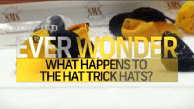 Ever Wonder? What Happens to the Hat-Trick Hats?