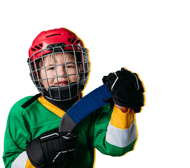 Young bandy player