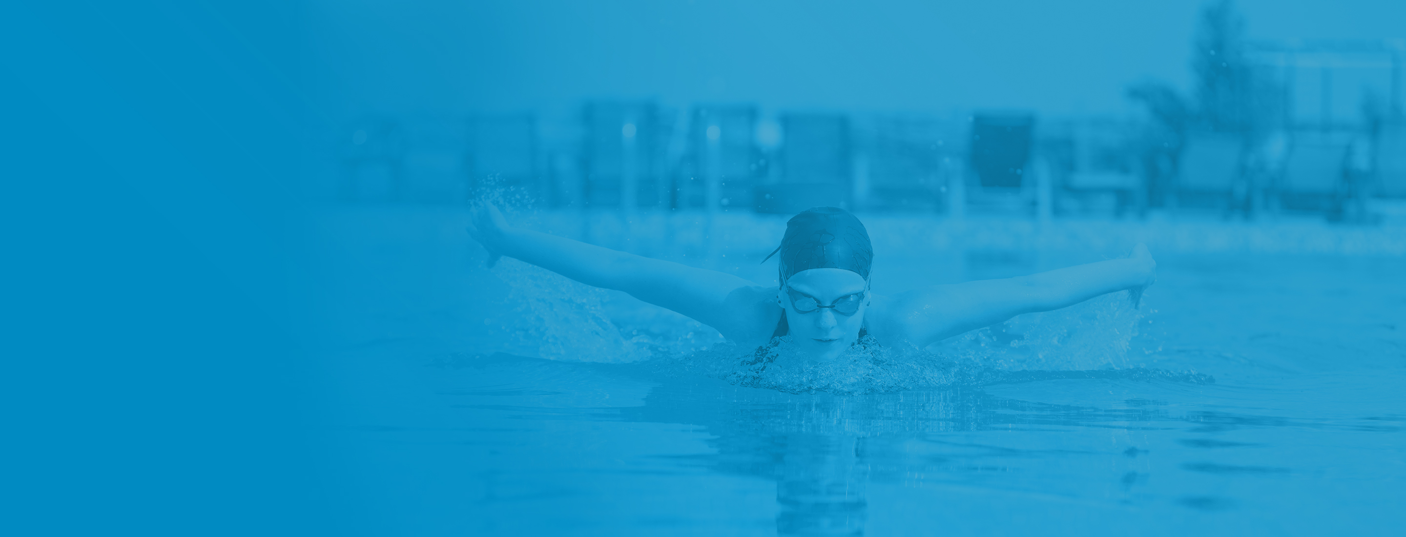 Swimmer in pool