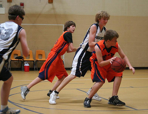 Youth Basketball Players
